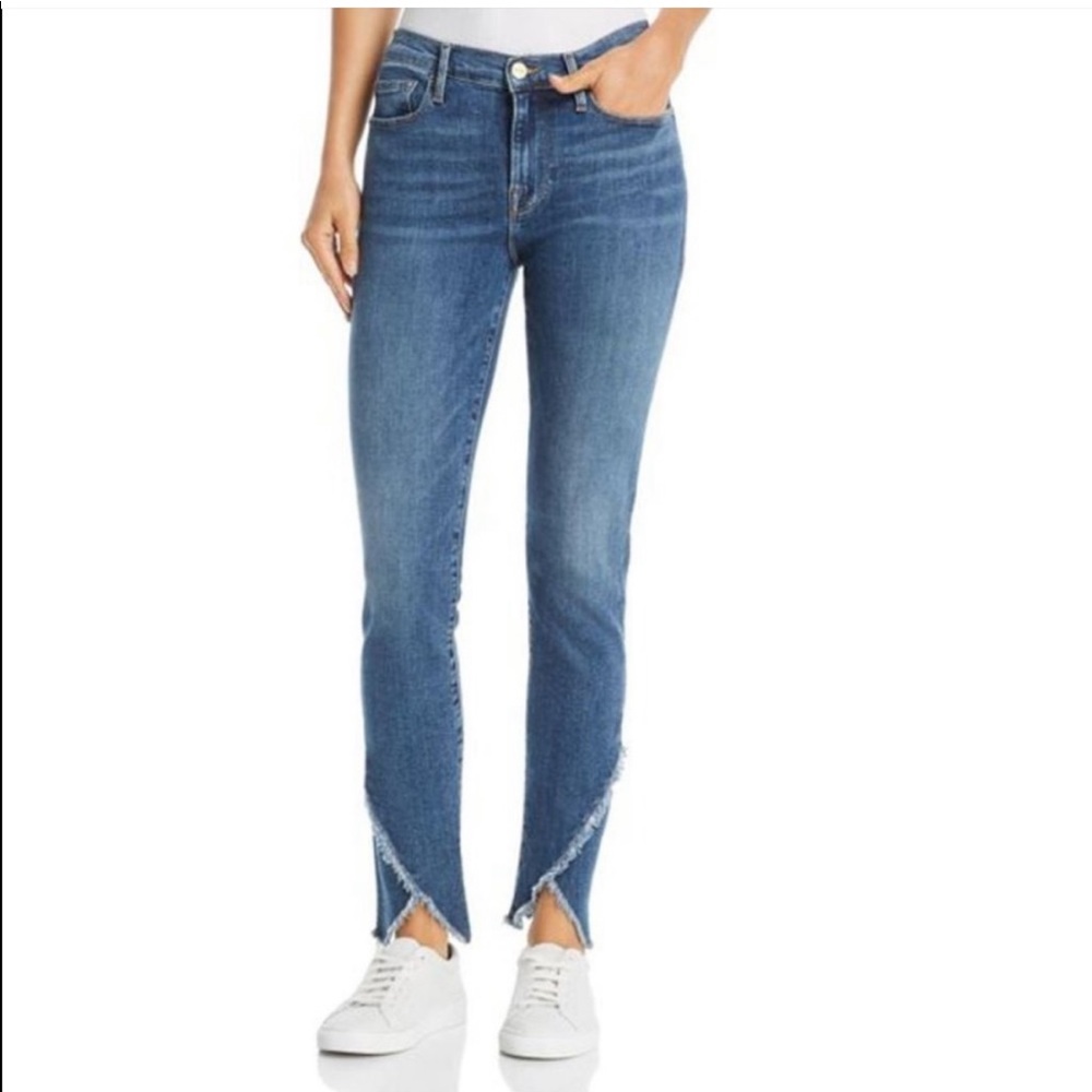 Frame Le Skinny De Jeanne Asymmetric Tulip
Hem Jeans Cristallo size 30